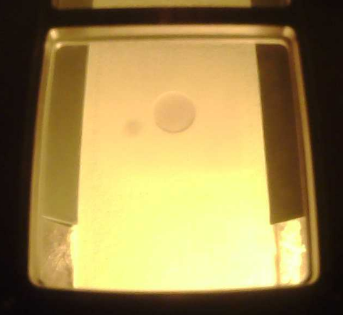Snowwhite2-HT a layer immediately after laser sintering