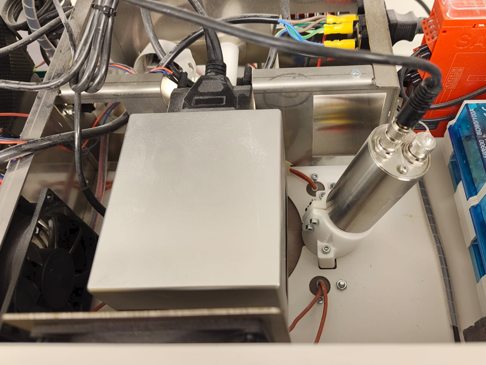 Thermal camera lateral position setup